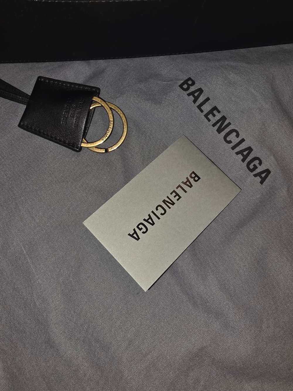 Balenciaga Black Leather Shoulder Bag with Gold Hardware - Picture 10 of 10